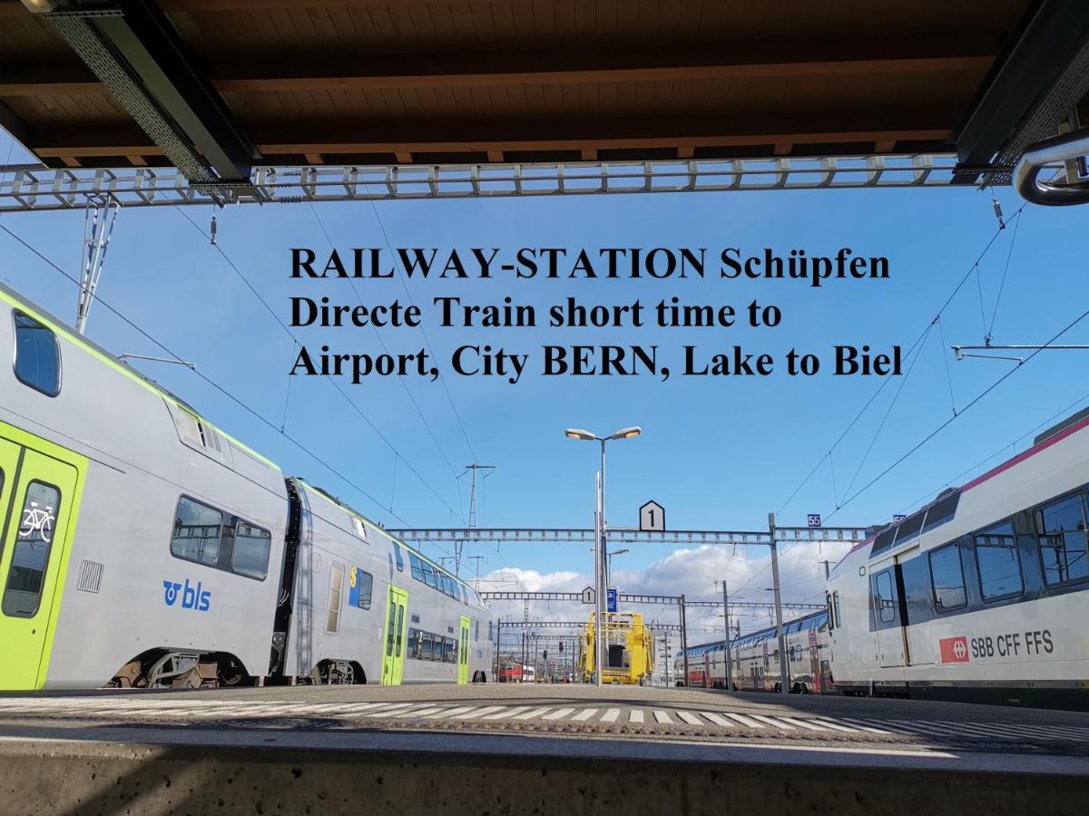 Boutique Hotel Bs16 Before Bern City Parking Gratis Schüpfen Kültér fotó